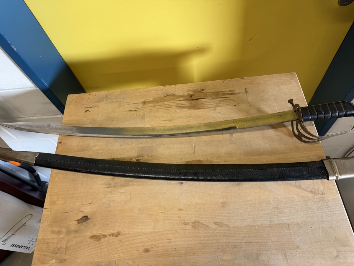 Sonstiges zum Sammeln & Seltenes: Schwert mit Scheide, Deko, Antik, "Made in India" 🗡️ – Gebraucht aus Strengelbach von RaenAntikDesign 1