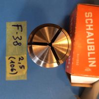 2.5mm Schaublin Druck Spannzange F38 76-72 164E