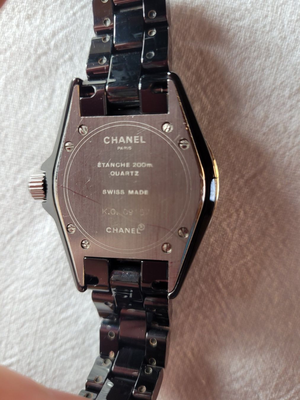 Chanel Orologi: Chanel J12 mit schwarzen Diamanten – Usato da Ennetmoos venduto da Billi20 5