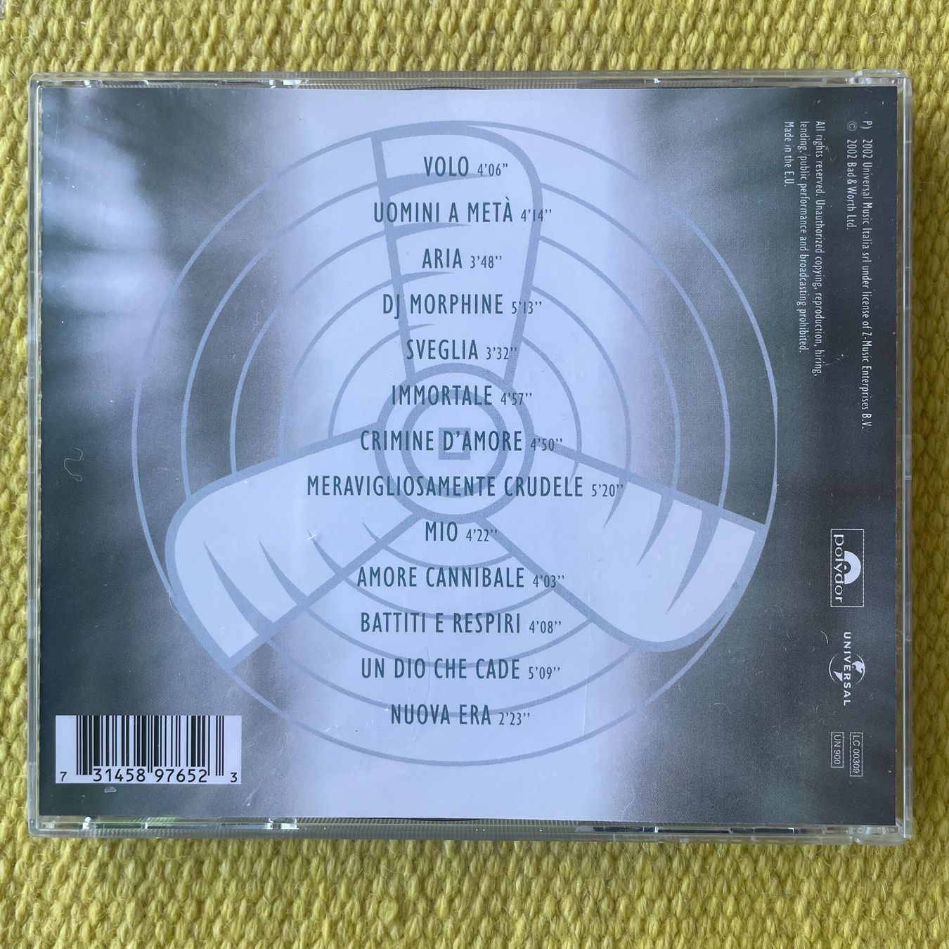 CD: GIANNA NANNINI-ARIA – Usato da Rorschacherberg venduto da CD-Roli 1