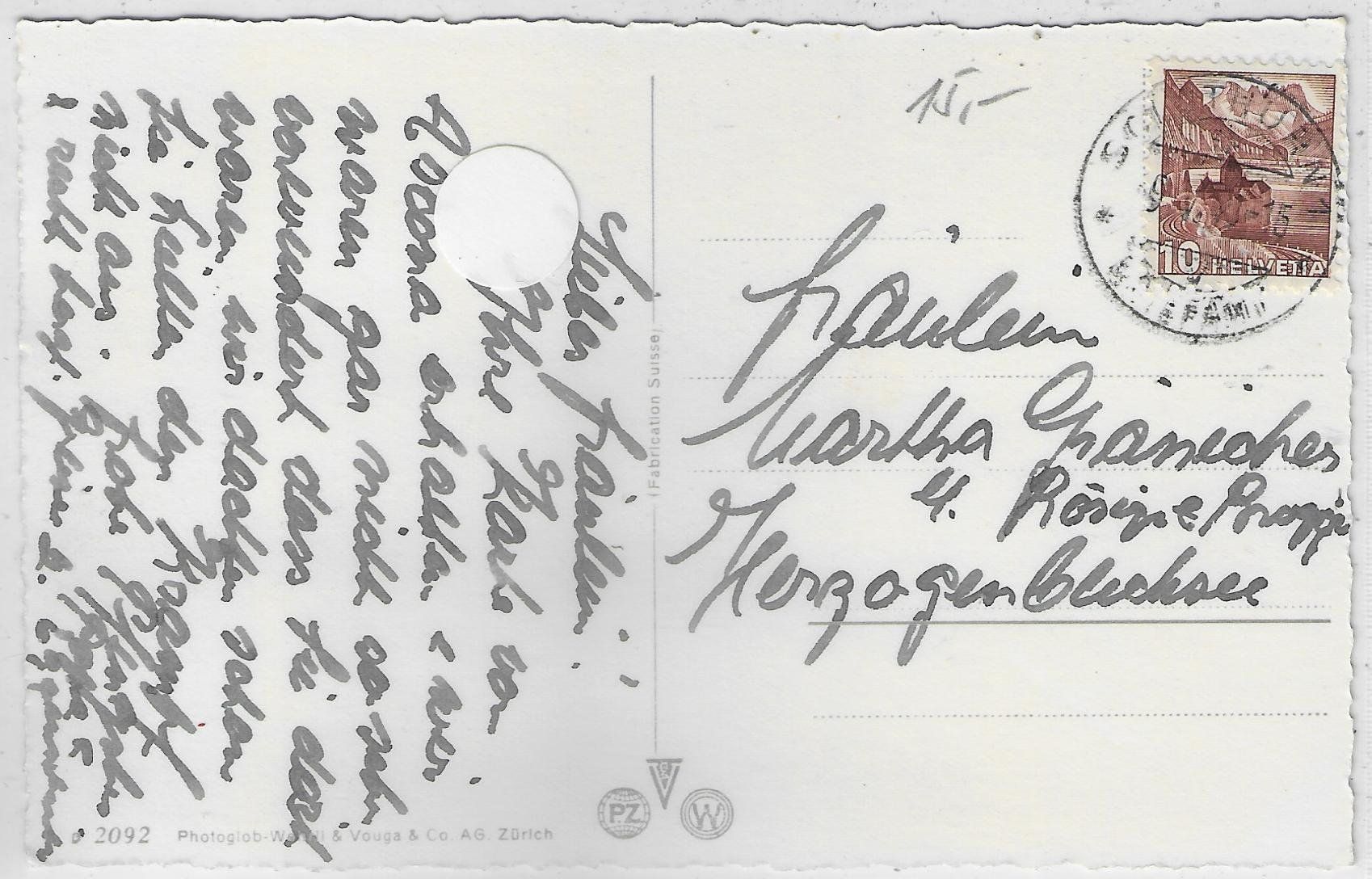 Cartoline postali: Solothurn - Stadtpartie an der Aare – Usato da Ettingen venduto da Kartenplanet 1