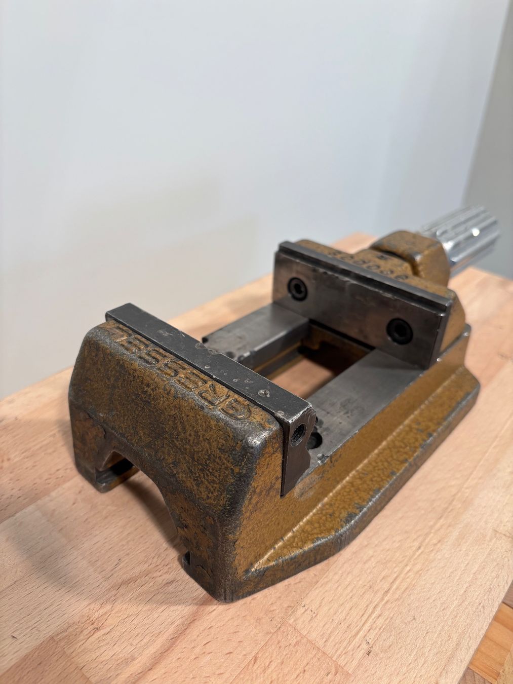 Gressel Alle Werkzeuge: Gressel Ecopos Maschinenschraubstock – Gebraucht aus Winterthur von ReUse_Baumarkt 2