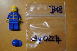 Lego-Figur  cty0224  Blue Jacket with Pockets and Oran  /B18