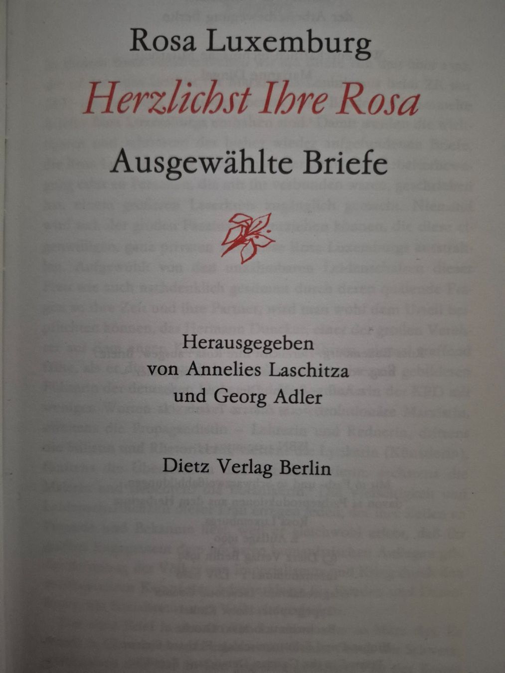 Libri: Rosa Luxemburg - Briefe – Usato da Balsthal venduto da Jamamoegg 1