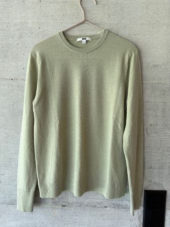 Uniqlo Pullover aus Wolle (Grün)