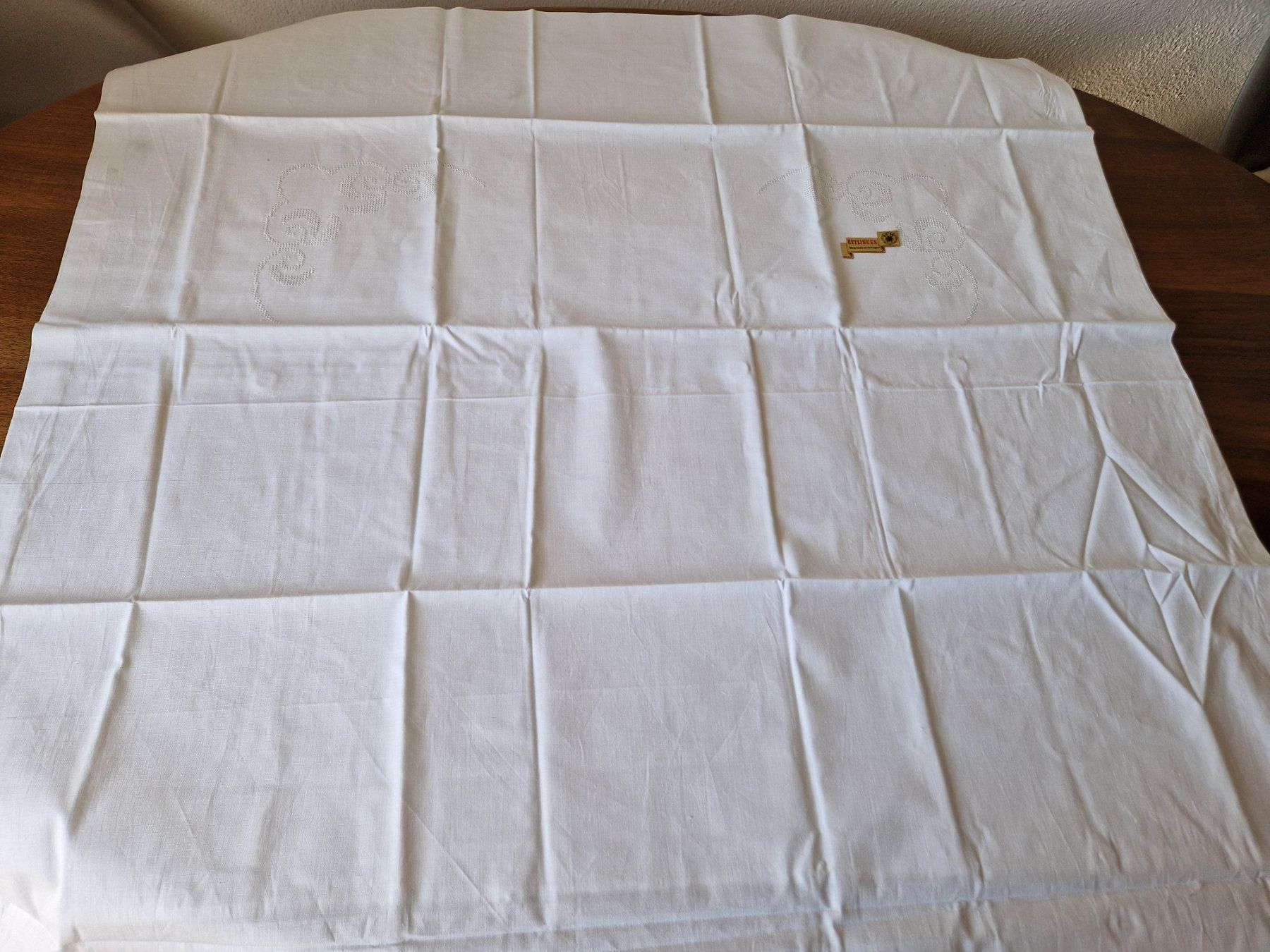 Biancheria da letto: Wunderschöne Vintage Bettwäsche-Garnitur, Baumwolle – Nuovo e nell'imballaggio originale da Bern venduto da Antikbatik 5