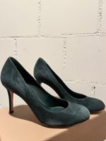 GIANVITO ROSSI Pumps Leder tannengrün Grösse 37