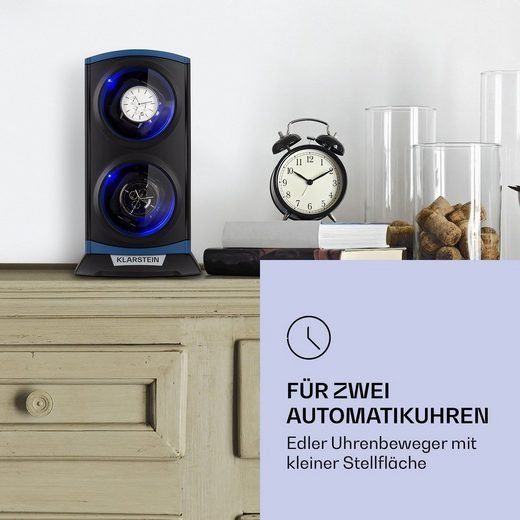 Orologi: Luxus: Uhrenbeweger 2 Uhren Blau – Nuovo e nell'imballaggio originale da Fislisbach venduto da IboTrade 1