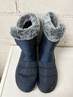 Winterstiefel dunkelblau gefüttert Grösse 40 neuwertig