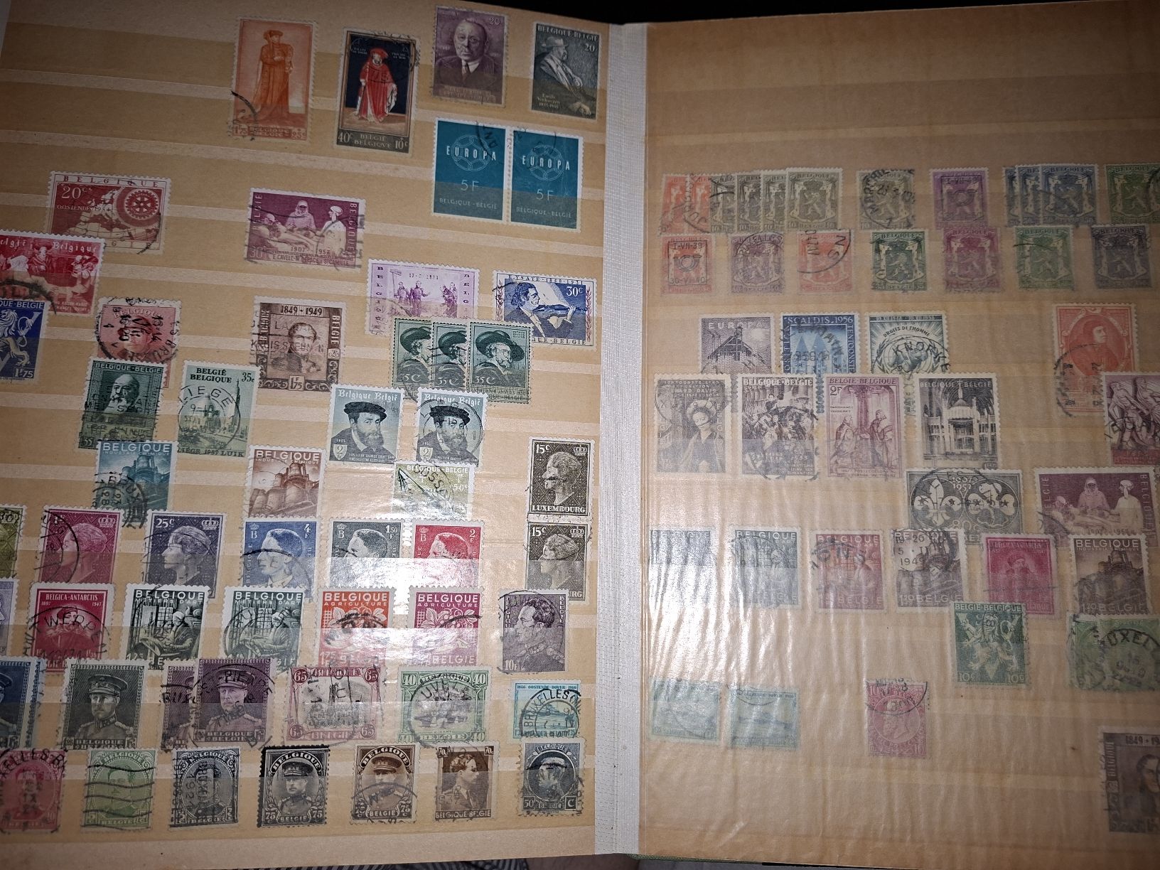 Alle Briefmarken: Briefmarkensammlung Belgien  – Gebraucht aus Balgach von SIMEON27 1