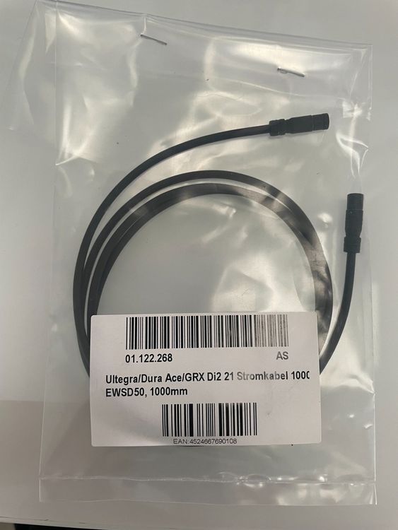 Câble électrique Shimano EW-SD50 Di2 1000 Mm - Pour Câblage Interne/externe De Vélo