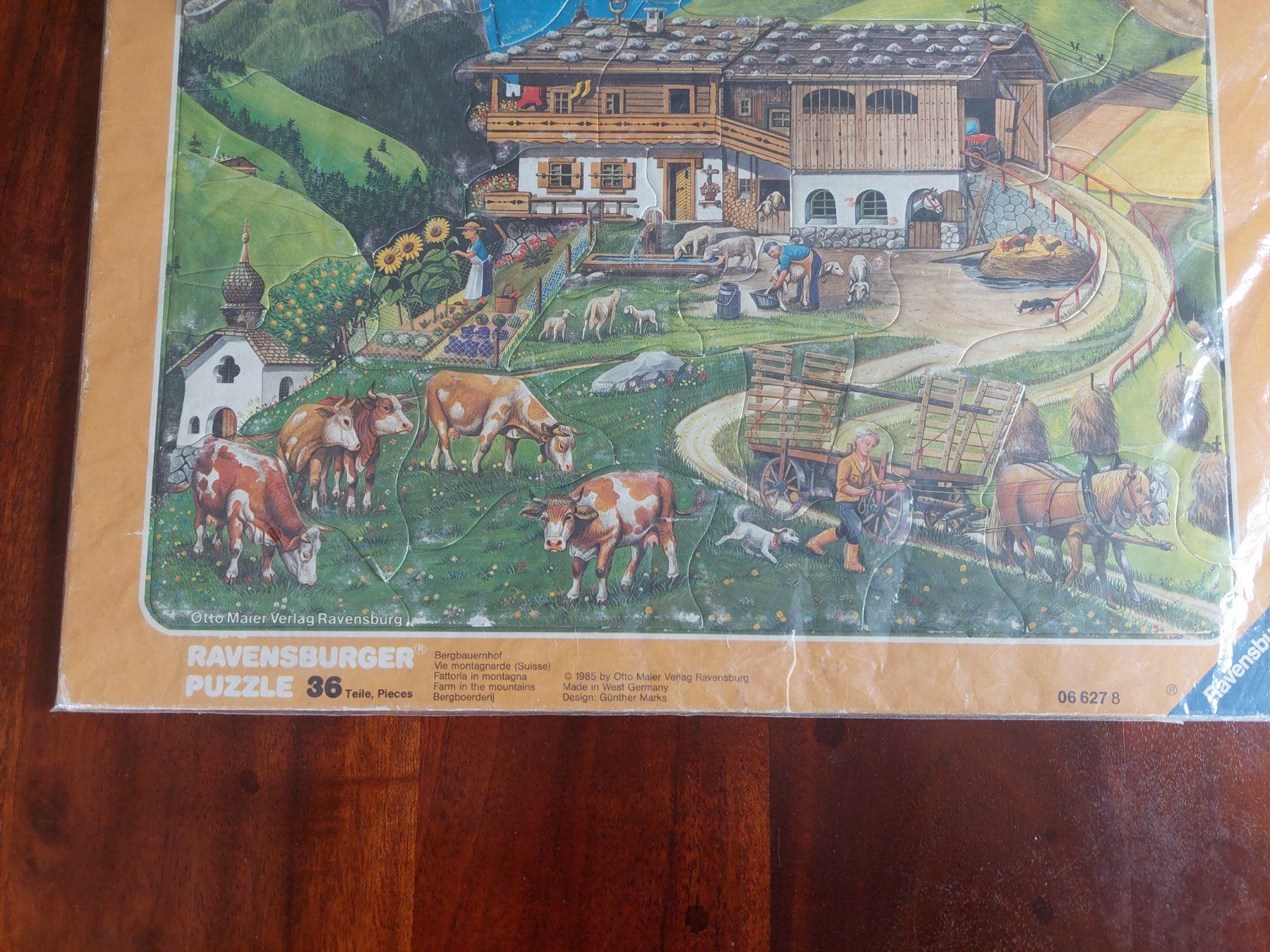 Ravensburger Puzzle: Ravensburger Puzzle 36 Teile Bergbauernhof – Usato da Beckenried venduto da Havacola 3