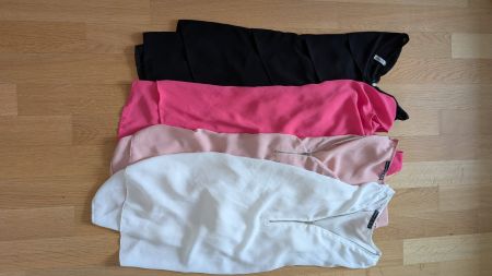 4 Damenblusen im Set verschiedene Farben, Grösse 34/36