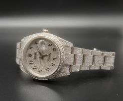 Rolex Datejust 41mm 126300 full Iced out