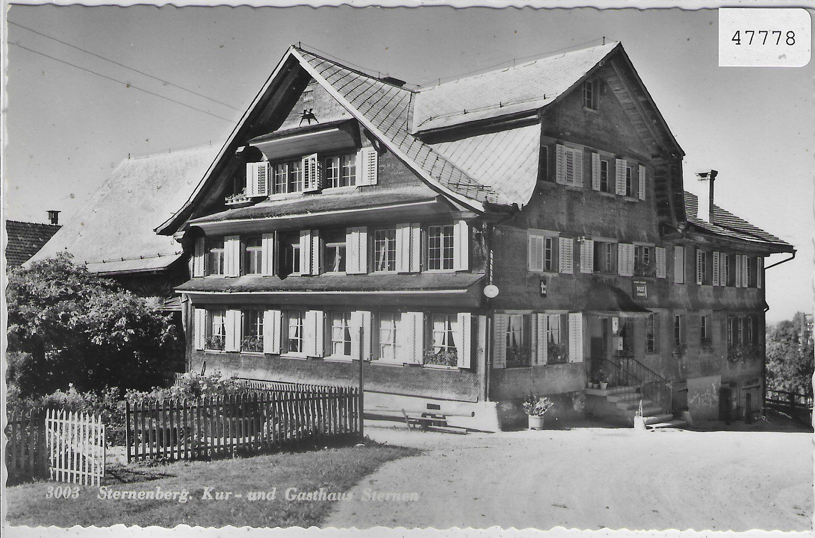 Cartoline postali: Sternenberg - Kur- und Gasthaus Sternen – Usato da Ettingen venduto da Kartenplanet