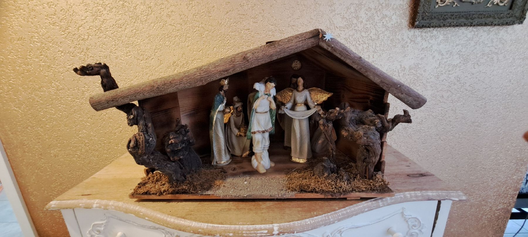 Tutte le decorazioni: Weihnachtskrippe Holz, Figuren, vollständig – Nuovo (secondo la descrizione) da Langrickenbach venduto da Eve088 6