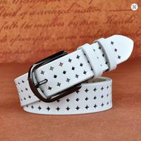 Ledergürtel Stern Hollow - Ceinture en cuir étoile