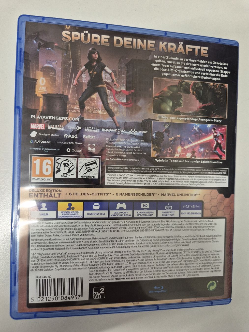 Sony Giochi: ps4 game Avengers – Usato da Bassersdorf venduto da bassi02 2