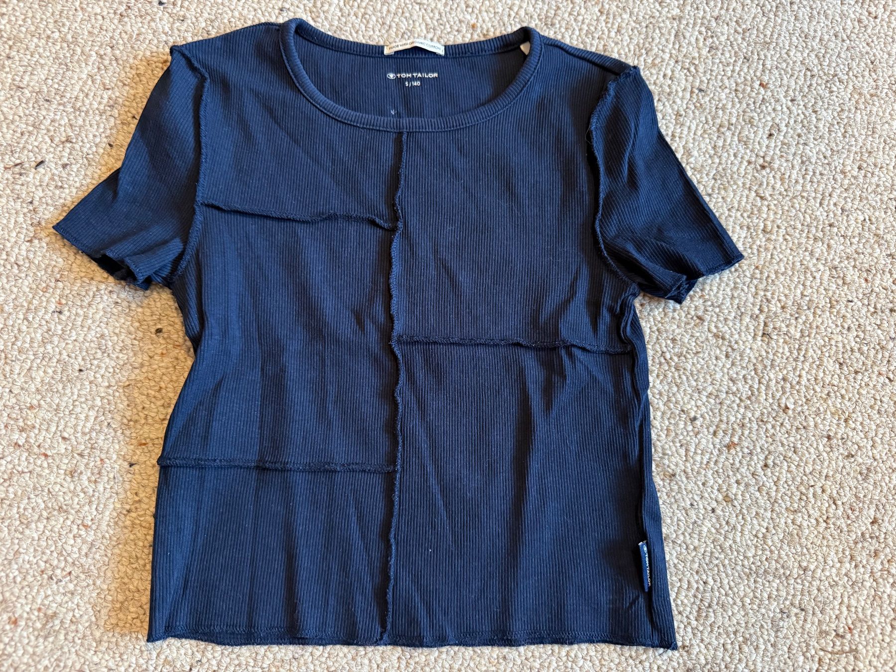 Tom Tailor Camicette, T-shirt & Top: T-Shirt dunkelblau Grösse 122 Tom Tailor – Usato da Hundwil venduto da Sandysan1702