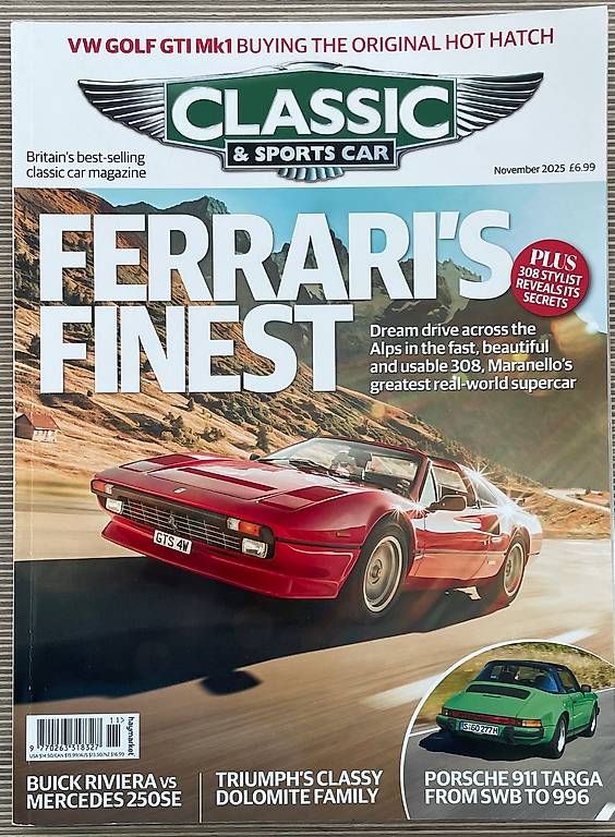 Revues & Magazines: Classic & Sports Car / November 2025 – D'occasion à Russikon par stemmi01