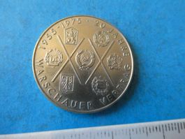 DDR 1975, 10 Mark Sondermünze XX Warschauer-Vertrag
