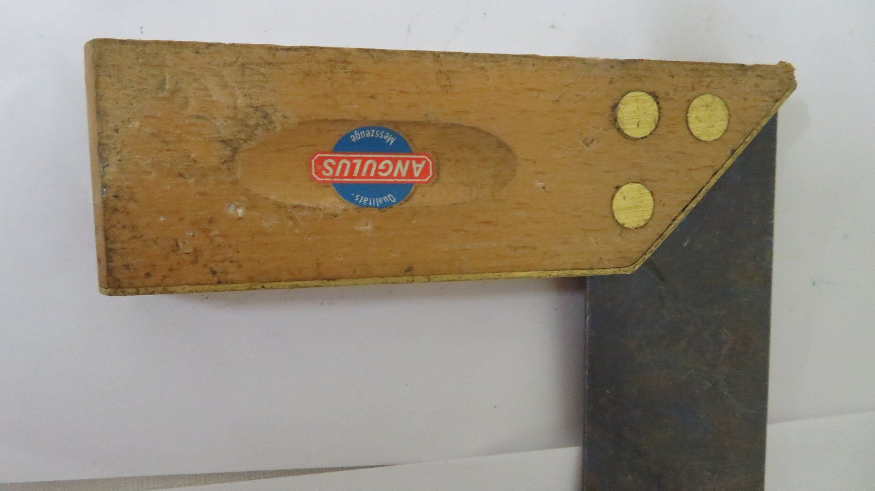 Tutti gli attrezzi: Winkel 2 Stück alt Angulus, Holz/Metall – Usato da Wetzikon ZH venduto da morda1954 3