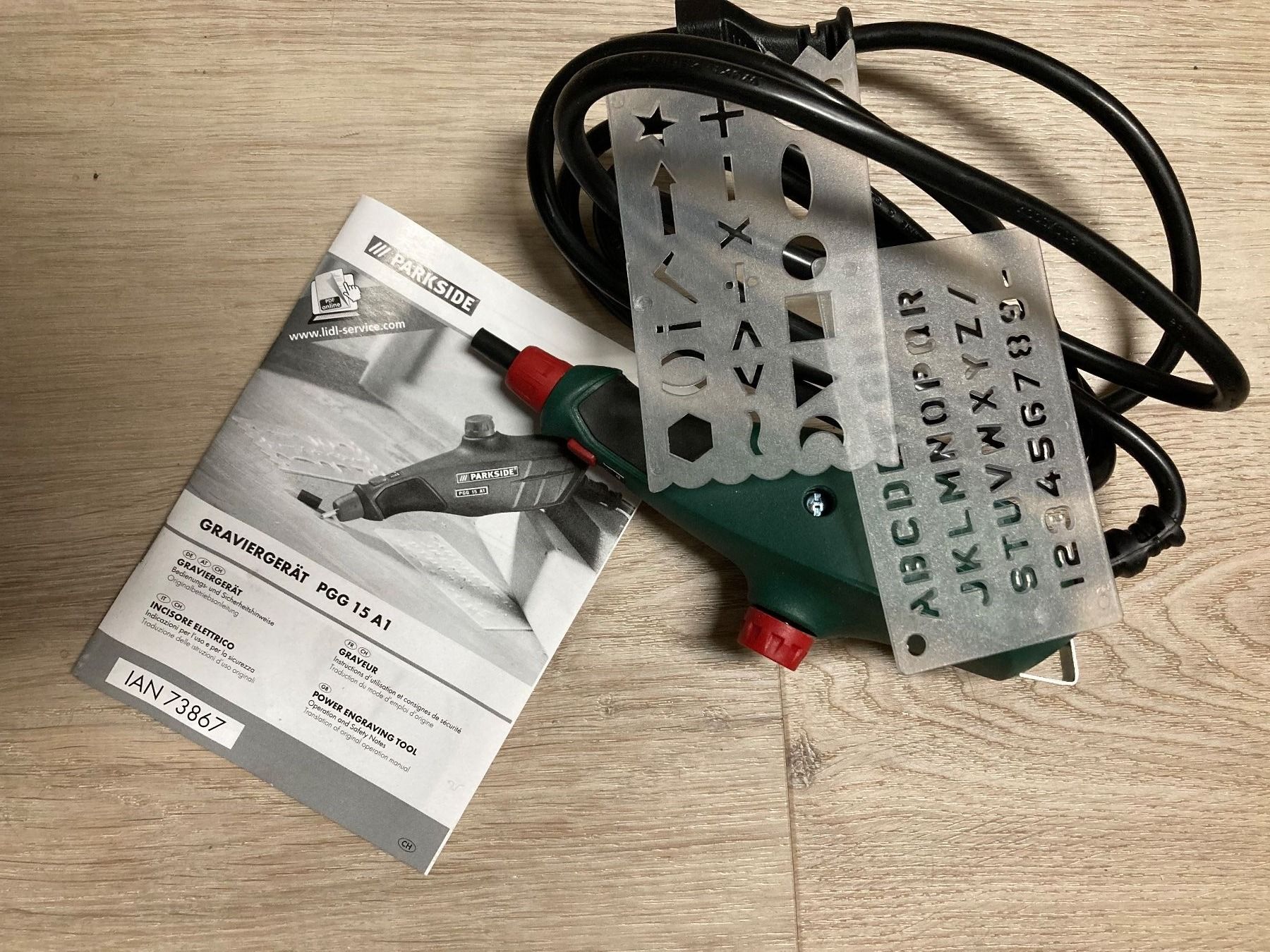 Parkside Alle Maschinen: Graviergerät PGG 15 A1 von PARKSIDE – Gebraucht aus Worben von  3