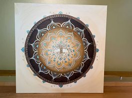 Wandbilder / Mandala - Baum des Lebens & Iris Auge