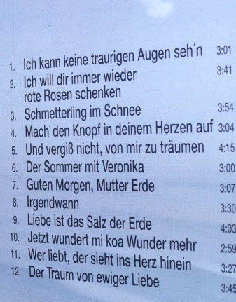 CD: 2CD's - Patrick Lindner & Audrey Landers – Usato da Unterbäch venduto da xazuq 2
