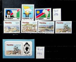 NAMIBIE BEAUX TIMBRES NEUFS** 1990. COTE 12.60 /S1