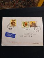 Rare! Enveloppe philatélique Pologne avec timbres originaux