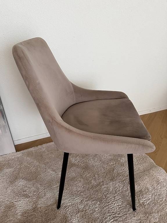 Sedie: 4 Esszimmerstühle Taupe – Usato da Riehen venduto da instyle03