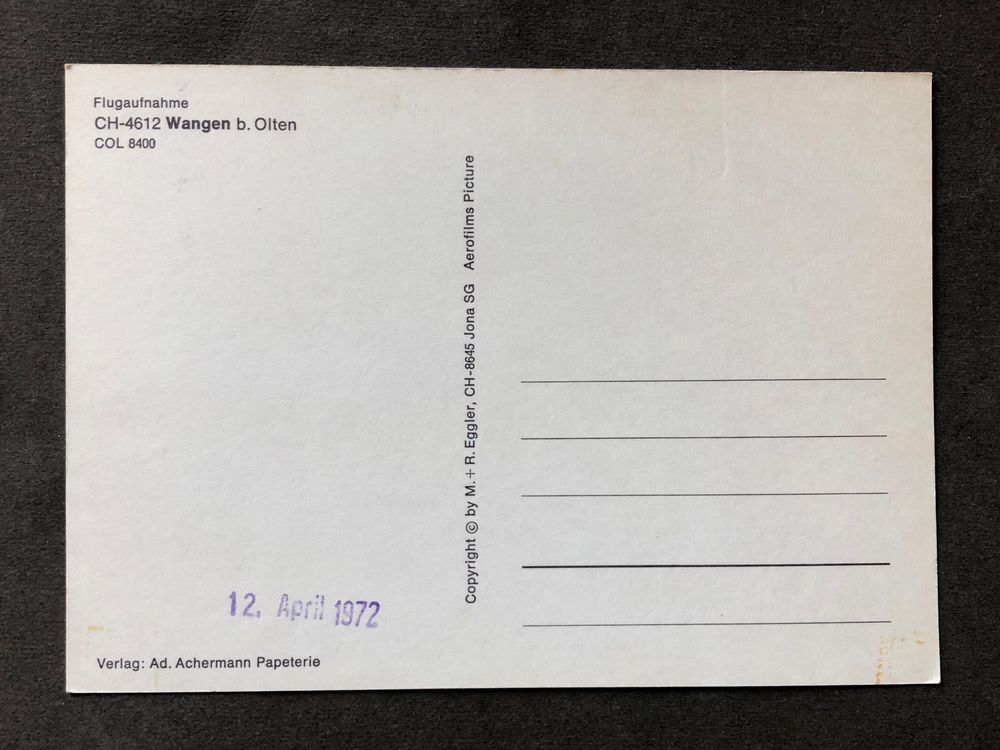Wangen b. Olten/ Flugaufnahme Kaufen auf Ricardo