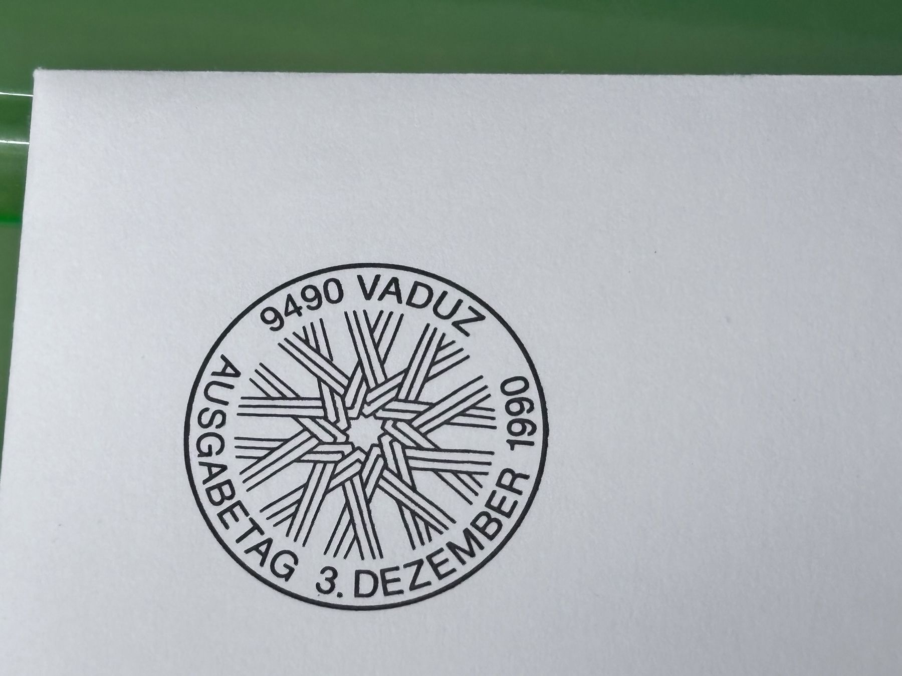 Tutti i francobolli: Liechtenstein Briefmarken FDC 1990, 500 Jahre Post – Nuovo (secondo la descrizione) da Zürich venduto da engebrunau 1