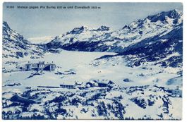 MALOJA gegen Piz Surlej und Corvatsch