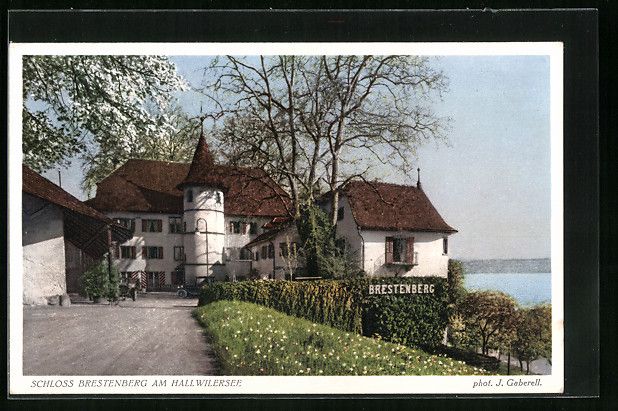 Cartoline postali: Seengen, Schloss Brestenberg am Hallwile – Usato da Berlin venduto da bartko-reher