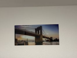 Bild aus Glas von New York Länge 96 cm Breite 43 cm