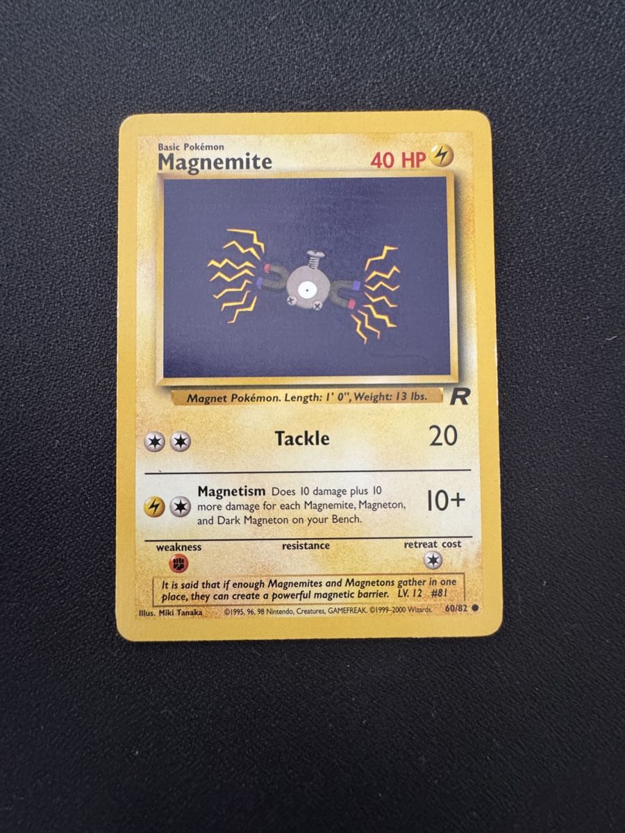 Pokémon Carte collezionabili: Pokémon Magnemite 60/82 – Usato da Meinisberg venduto da Knightdeals
