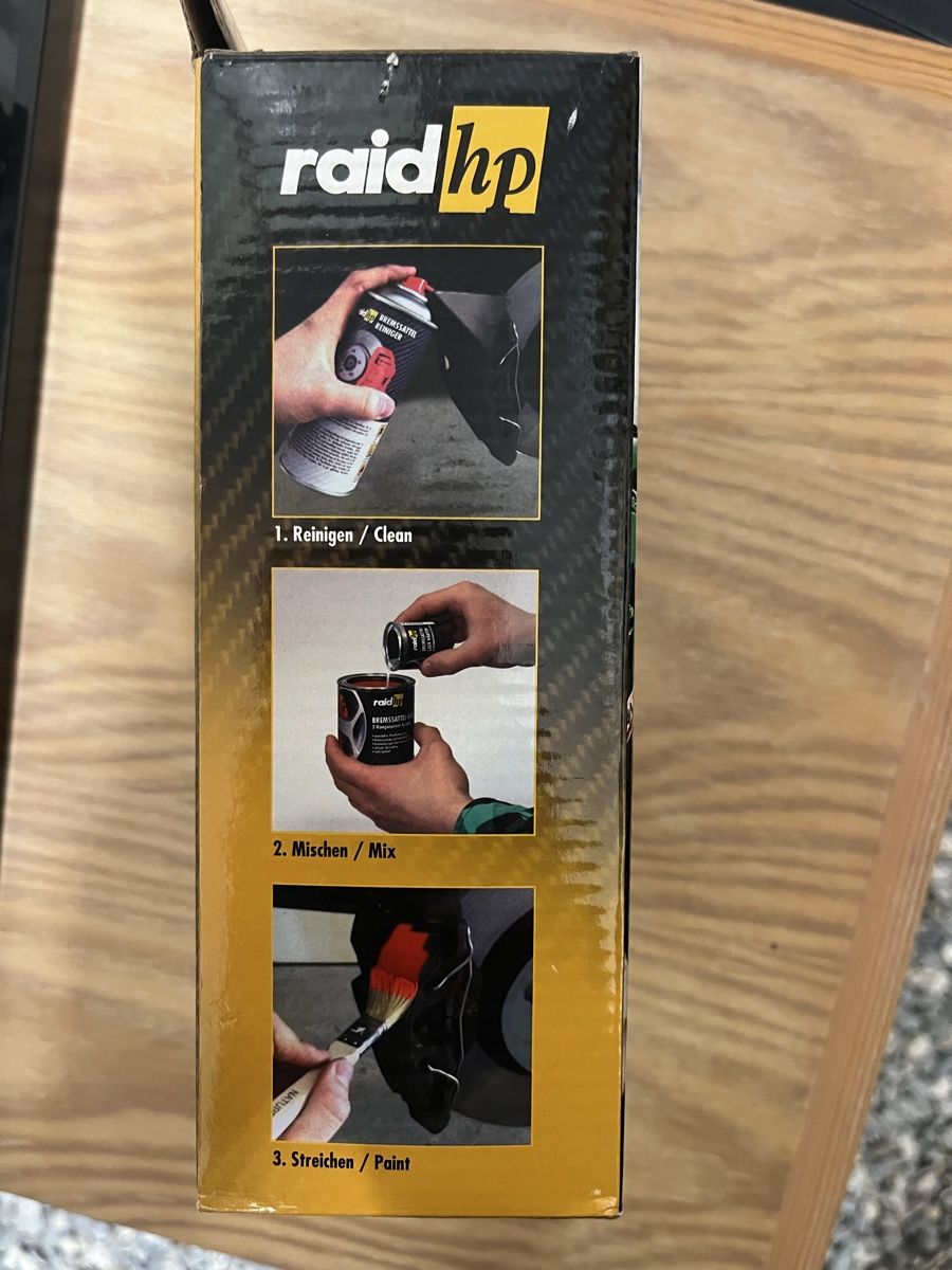 Alle Autoersatzteile: Raid HP Bremssattel Lack-Set Rot 2-Komponenten-System – Neu und originalverpackt aus Klosters von Exkursion 1