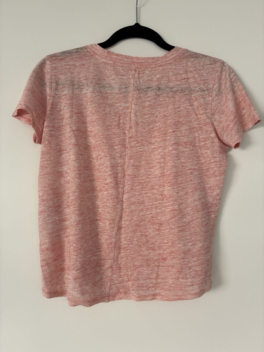 Maje T-shirt: T-shirt orange chiné Maje – Usato da Lausanne venduto da Gabrie 3
