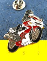 KAWASAKI NINJA MOTORRAD PIN GEPRÄGT SILBRIG