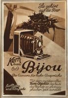 Vintage Reklame, Kern Bijou Camera, 1927