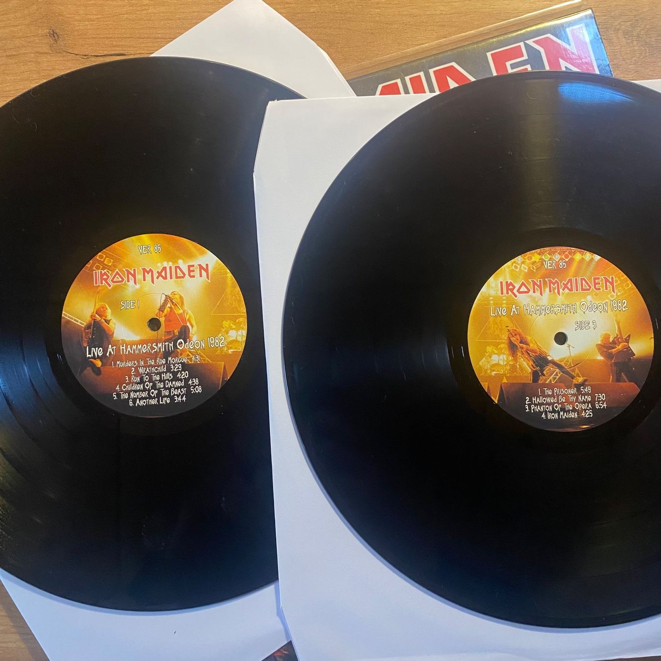 Schallplatten: IRON MAIDEN " LIVE AT HAMMERSMITH ODÉON" DLP 33T – Neu (gemäss Beschreibung) aus Gals von  2