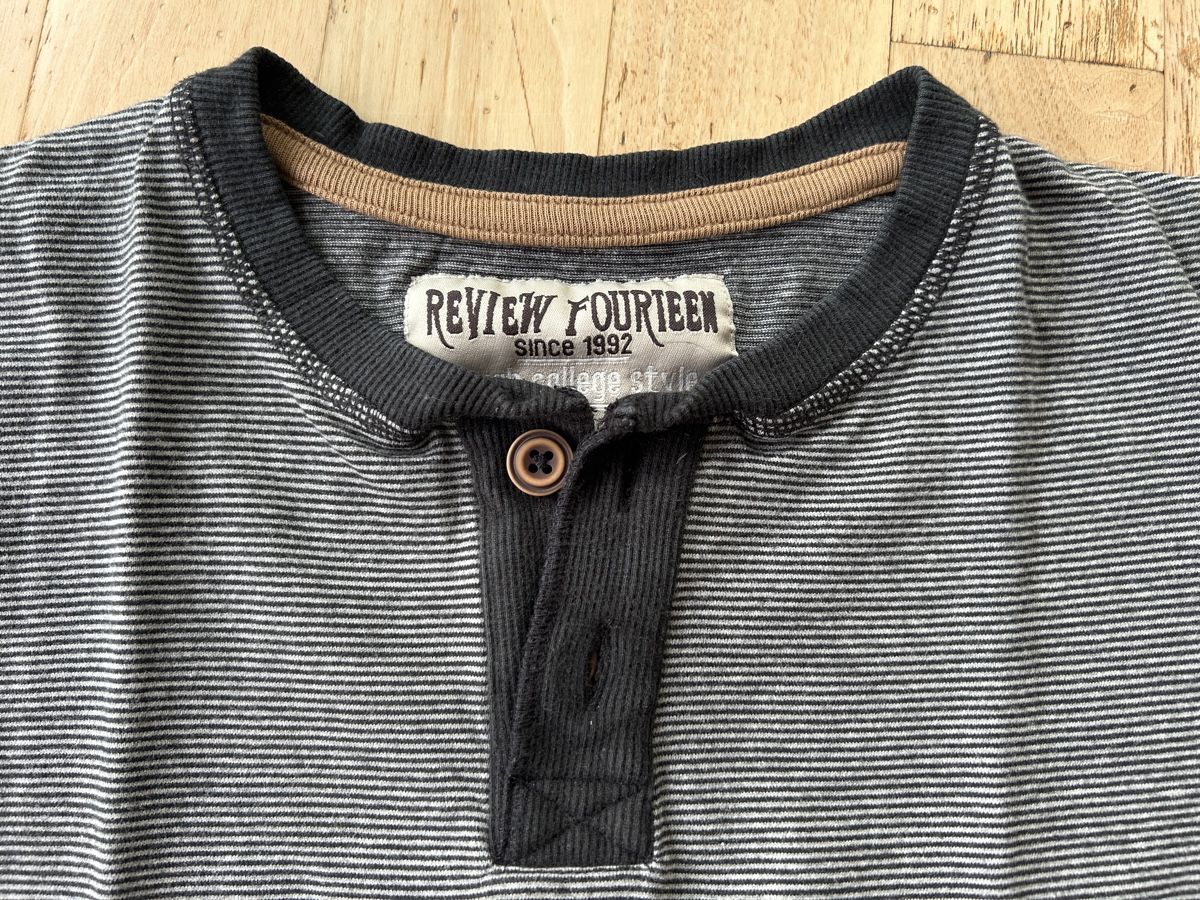 Maglioni & Felpe: Langarmshirt, schwarz-grau gestreift, Grösse 176 / Grösse S – Usato da St. Urban venduto da uschi73 1