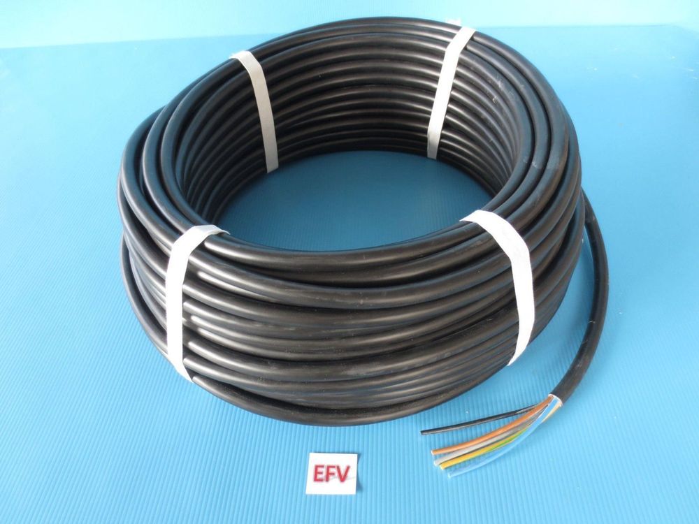 Elektrische kabel-boot 1,5mm2 schwarz