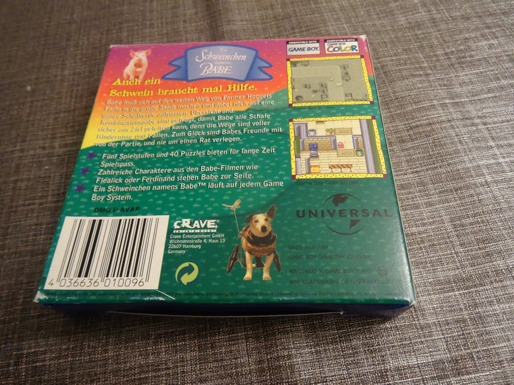 Nintendo Giochi: Game Boy Color - Ein Schweinchen namens Babe – Usato da Olten venduto da Disc-Ausverkauf 1