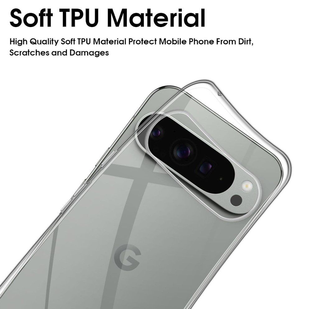 Google Cover & Protezioni schermo: Google Pixel 9 Pro XL Hülle Case crystal clear TPU dünn – Nuovo e nell'imballaggio originale da Rorschacherberg venduto da elektrofreak 3