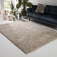 Wollteppich Hellerup, 160 x 230 cm, beige