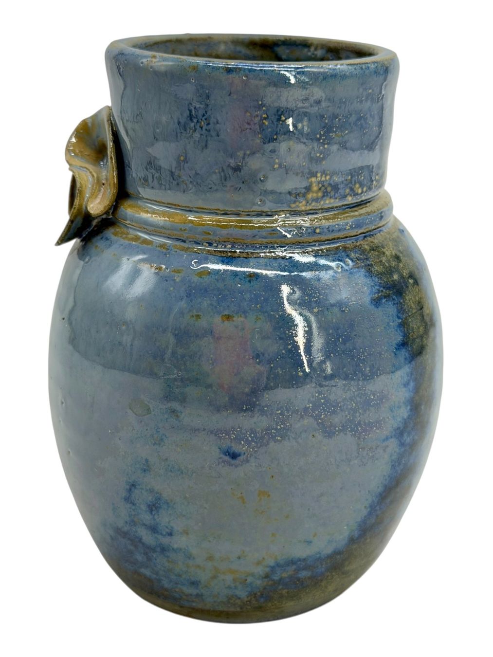Vasi & Recipienti: Vase LAROZAS en céramique émaillée bleu – Usato da Morges venduto da Novantica 3