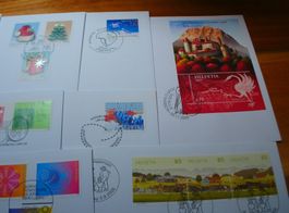 Set modernste FDC Schweiz, 2009, 23 Belege